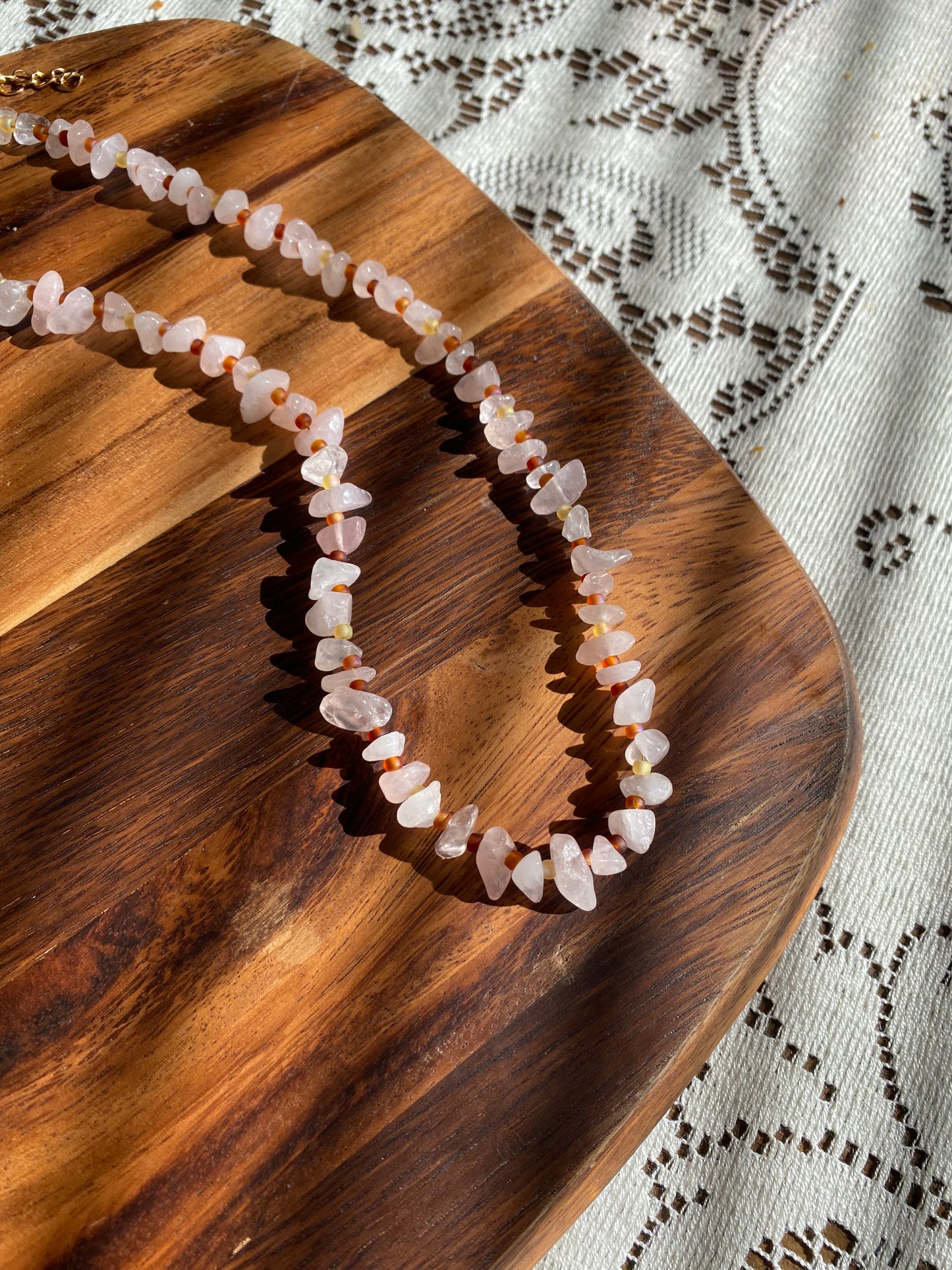 Eva in Rose Quartz