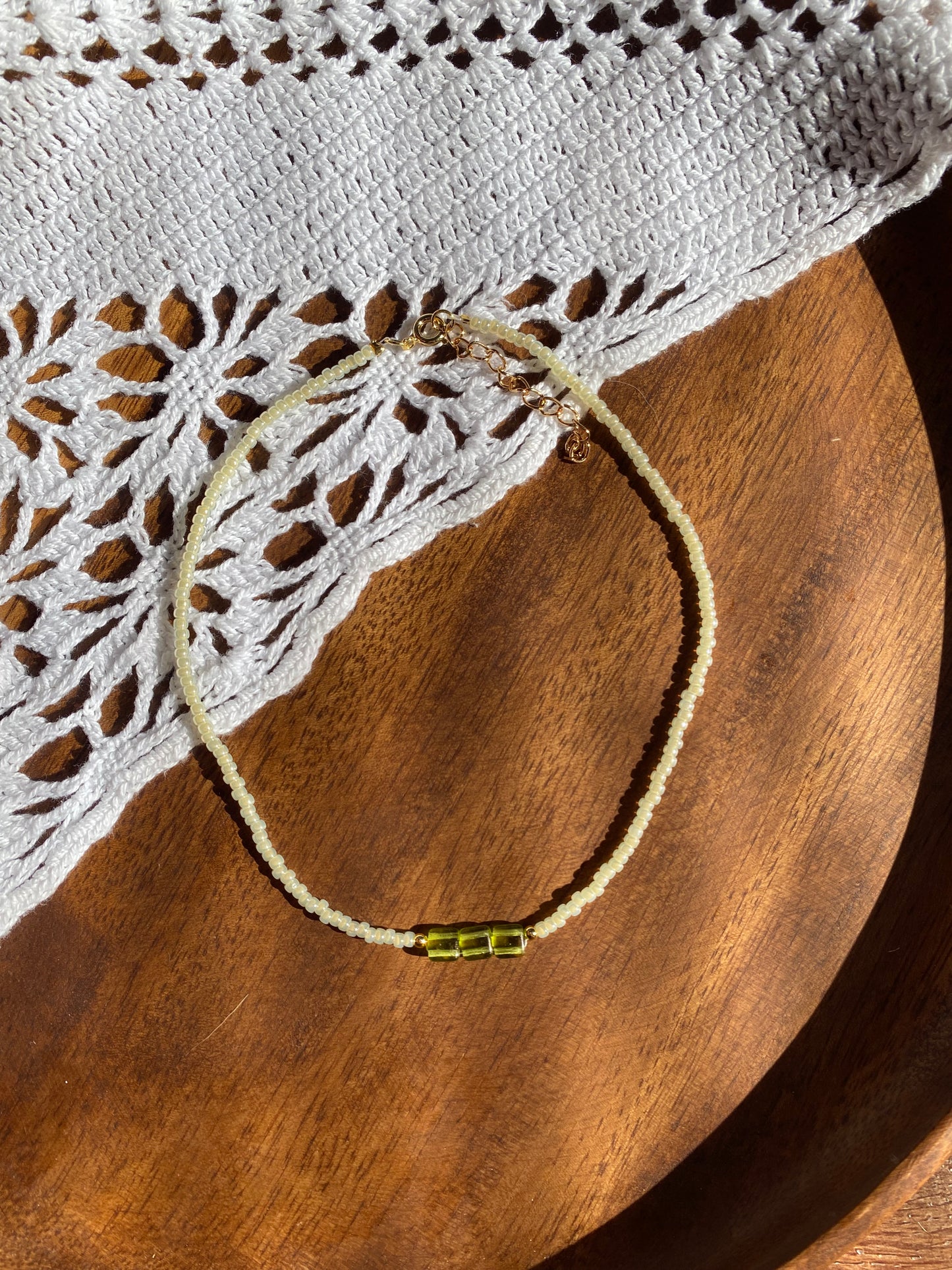 Antonia in Butter Yellow and Green