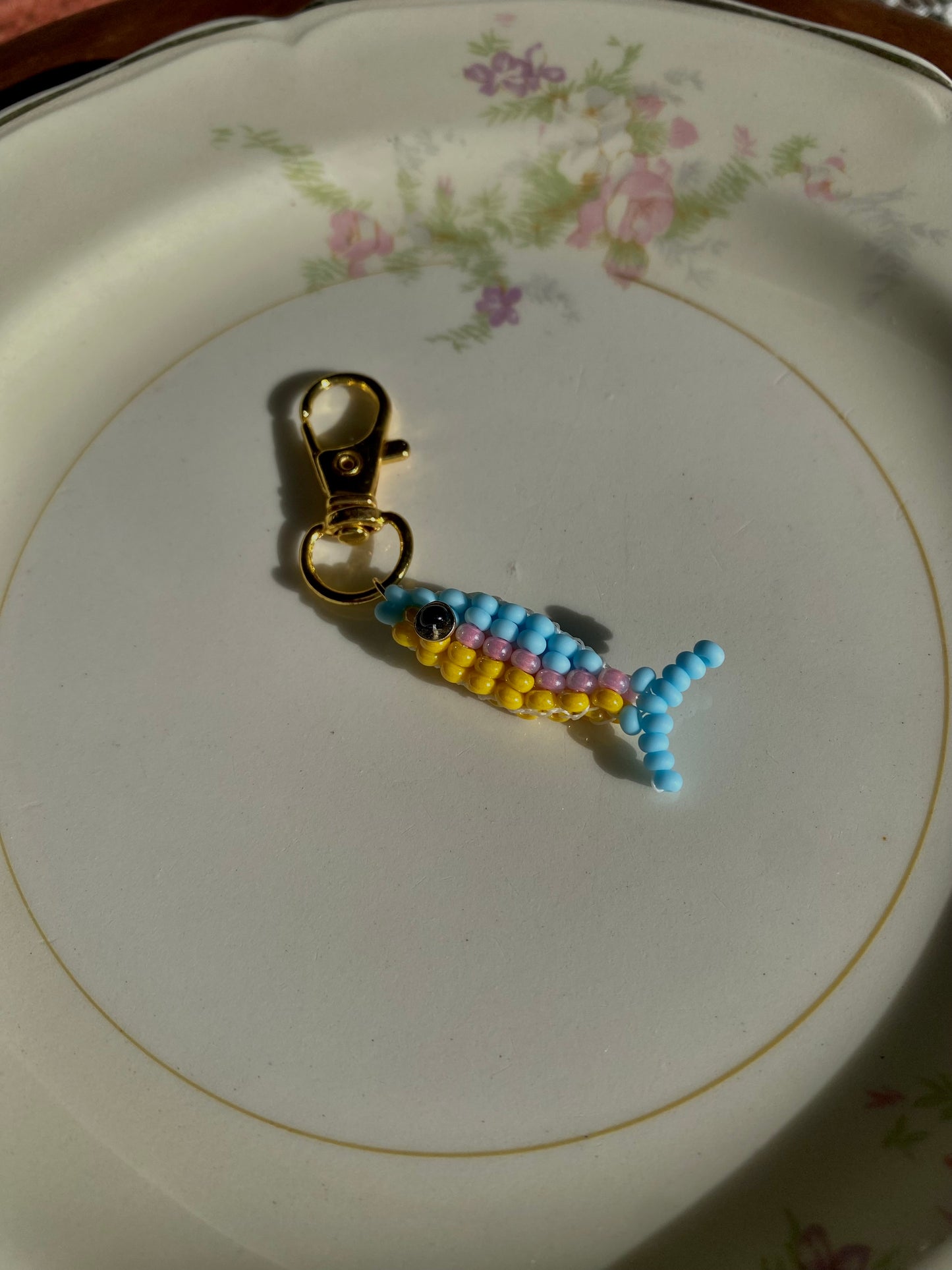 Fishie Friend in blue/yellow
