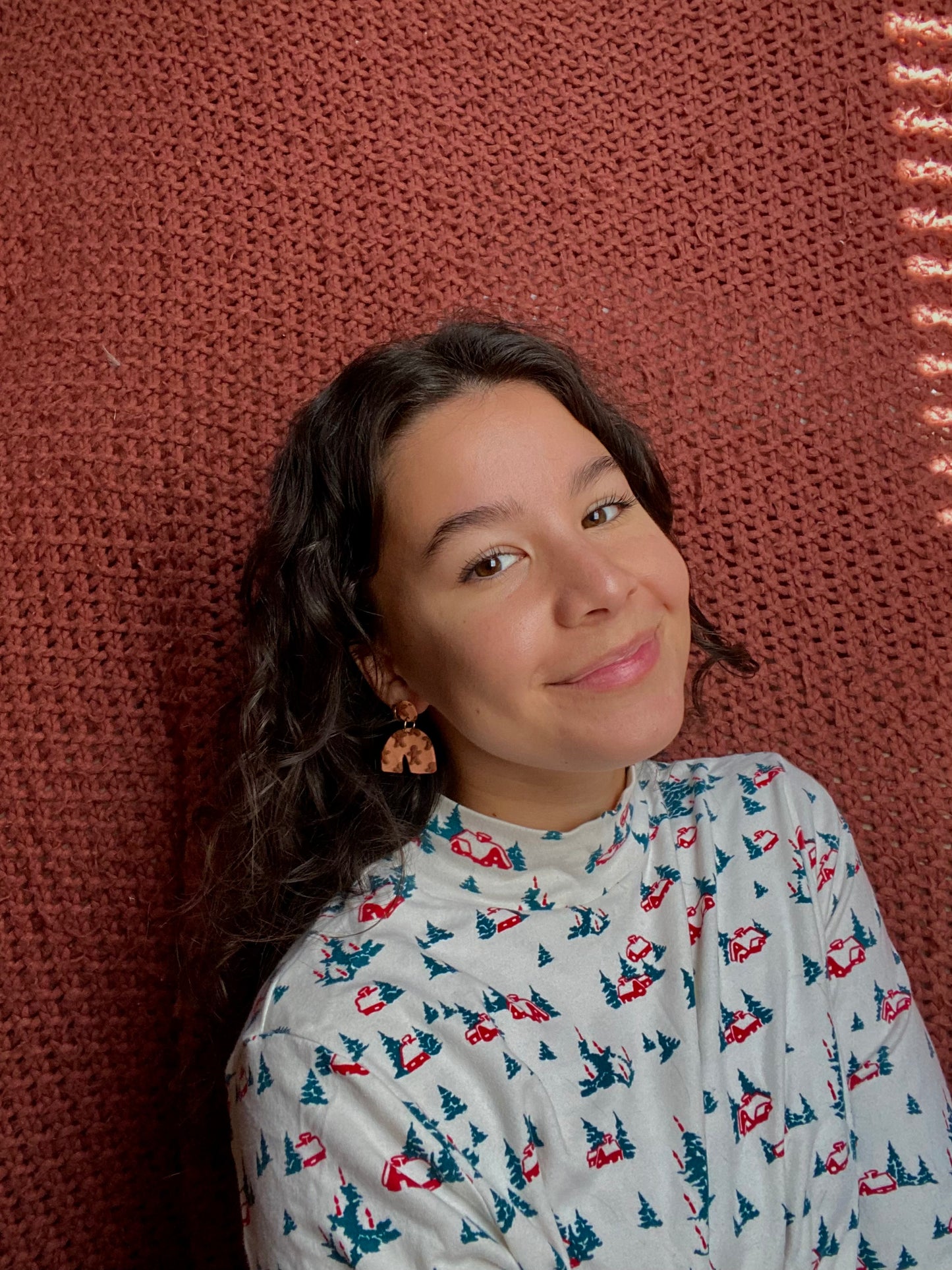 Eva in Gingerbread Joy