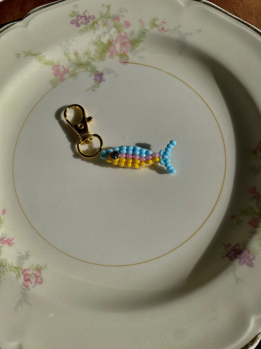 Fishie Friend in blue/yellow