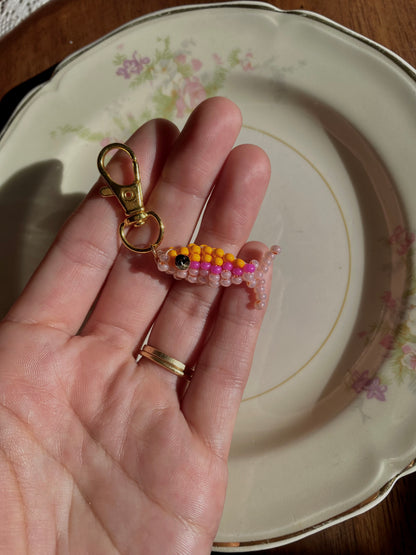 Fishie Friend in pink/orange
