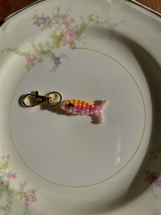 Fishie Friend in pink/orange