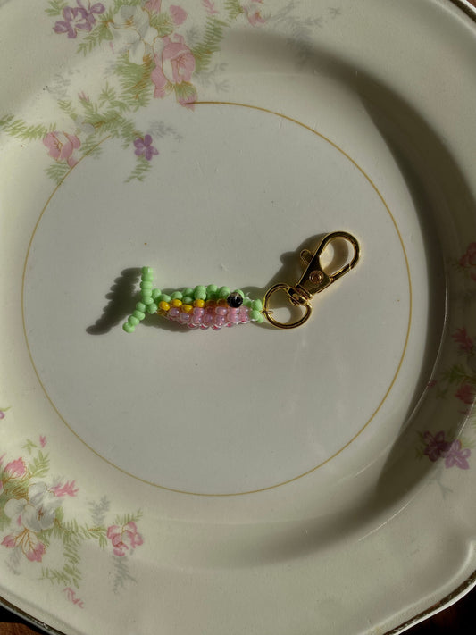 Fishie Friend in green/pink