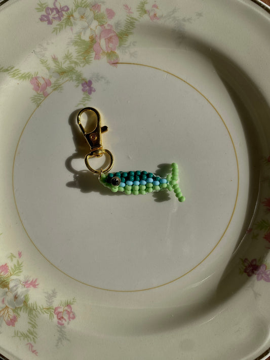 Fishie Friend in green/blue