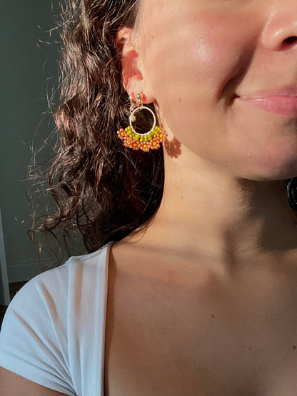 Frida in olive green and rust
